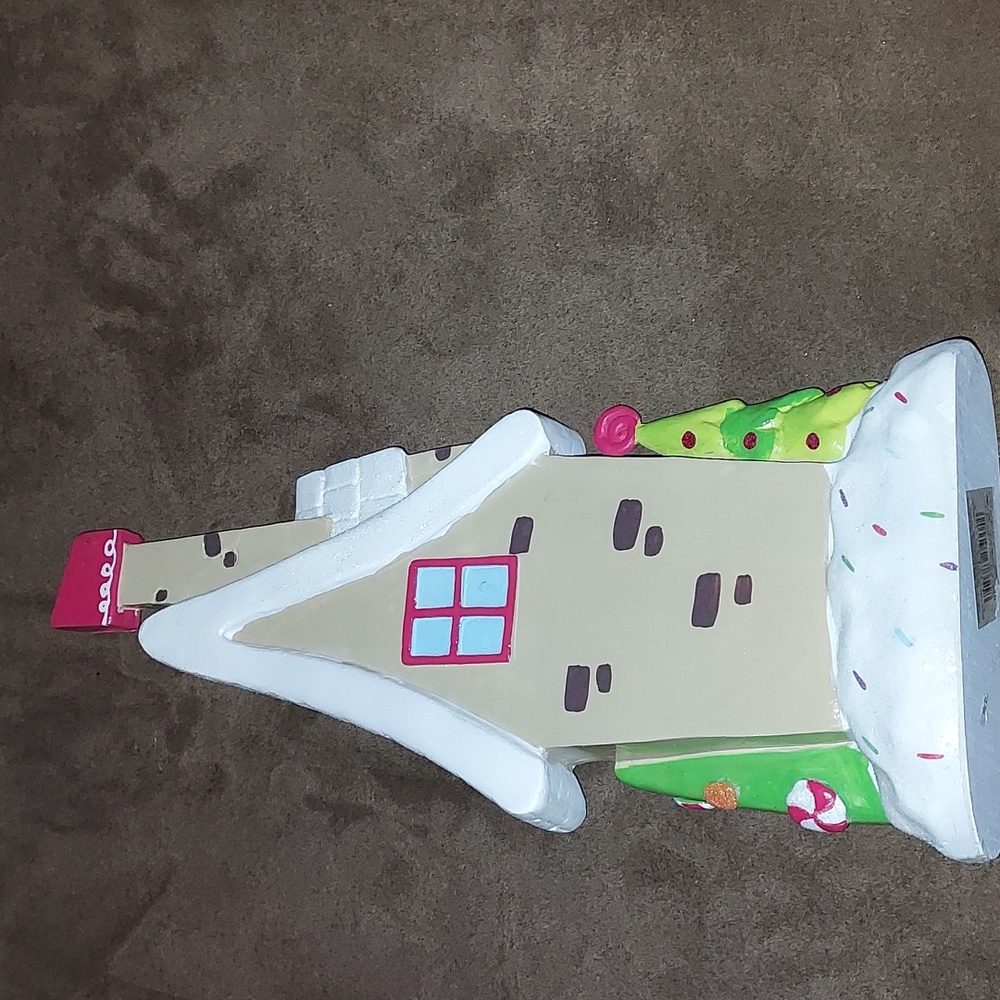 Celebrate It 13" Tall Christmas Table Top Skinny House. Hand Painted. - Picture 2 of 7